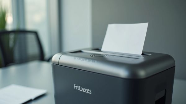 Optez pour un destructeur de documents Fellowes sécurisé et performant
